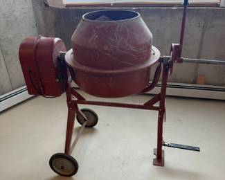 Lot #130 - Central Machinery 3-1/2 Cu. Ft. Electric Cement Mixer