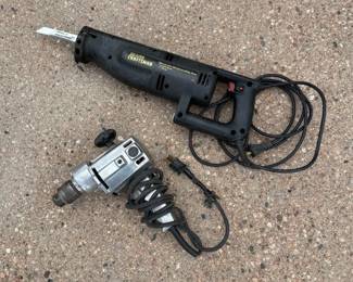 Lot #29 - Sears Craftsman Reciprocating Saw & Heavy-Duty Corded Drill