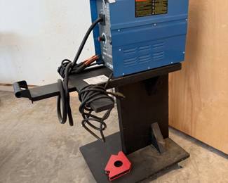 Lot #14 - Chicago Electric 90 Amp Flux Wire Welder & Welding Accessories