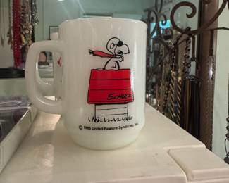 Collectible Snoopy Mug "Curse you, Red Baron!"