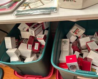 Hundreds of Hallmark Ornaments