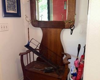 Antique Hall Tree