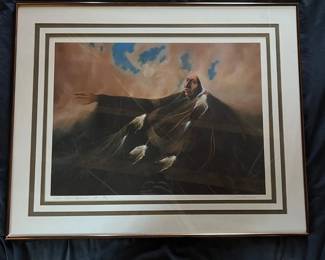47 Frank Howell Teton Cloud Dreamer Numbered Signed Lithograph
