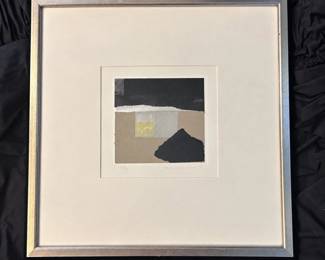 6 Louise Nevelson Moon Passage 1976 Signed Mixed Media Print