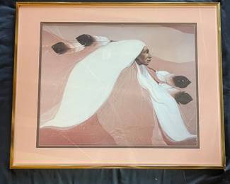 46 Frank Howell New Mexico Clay DoubleSigned  Inscribed Framed Art Print