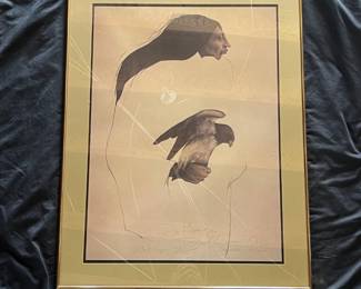 41 Frank Howell Distant Eyes DoubleSigned Limited Edition Print