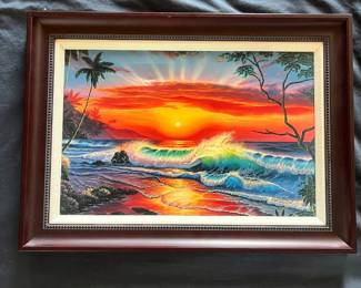 31 Belinda Leigh Earth, Wind and Fire Signed Limited Edition Gicle on Canvas with COA