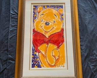 24 David Willardson Disney XOXO Winnie the Pooh Signed Serigraph with COA