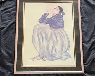 101 R.C. Gorman SignedinImage Southwest Woman Framed Art Print