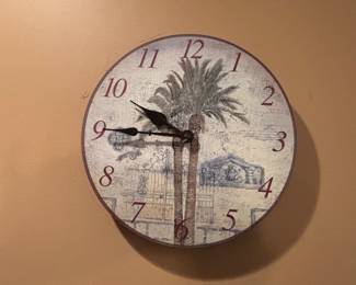 Pam Tree Clock