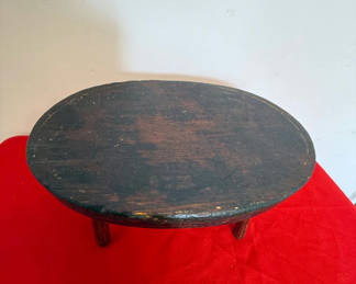 Lot 16: Small Wooden Three-Leg Stool