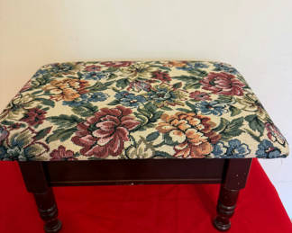 Lot 42: Upholstered Storage Ottoman Bench