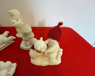 Lot 13: Snow Babies Collection of Winter-Themed Figurines