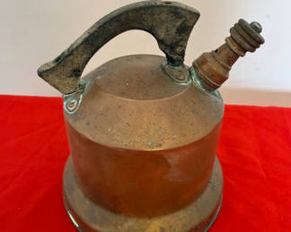 Lot 9: Vintage Metal Kettle-Style Container