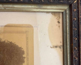 Lot 11: Framed Railroad Crossing Photograph