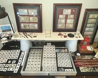 SILVER COINS & PAPER CURRENCY