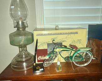 OIL LAMP, COLUMBIA BIKE MODEL IN BOX