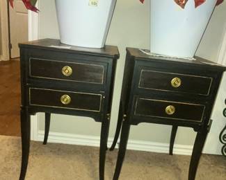 PAIR OF VINTAGE "LOUIS XVI" BEDSIDE CHESTS