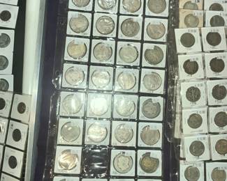 PEACE DOLLARS, MORGAN DOLLARS
