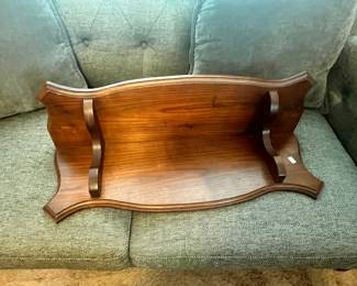 BEAUTIFUL WALNUT WALL SHELF