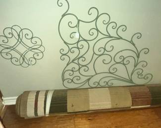 MORE METAL ART + ANOTHER AREA RUG