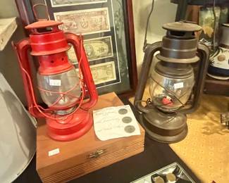 PAIR OF KEROSENE LANTENS