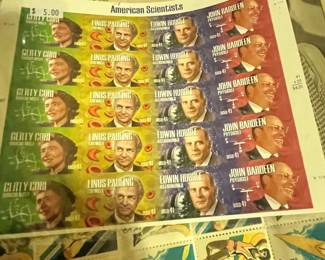 AMERICAN SCIENTISTS STAMPS