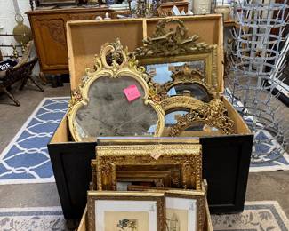 Antique French mirrors