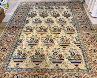 Hand knotted rug