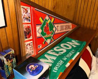 Items Located In The 2nd Bedroom (St Louis Cardinals Baseball & Sports Memorabilia Room)