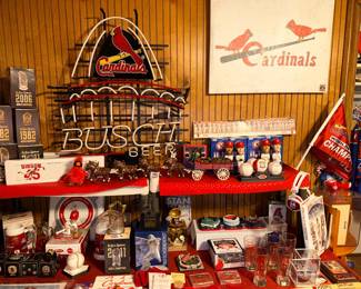 Items Located In The 2nd Bedroom (St Louis Cardinals Baseball & Sports Memorabilia Room)