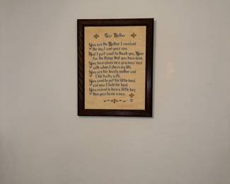 Items Located On The Second Floor Hallway