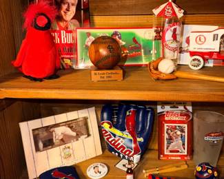 Items Located In The 2nd Bedroom (St Louis Cardinals Baseball & Sports Memorabilia Room)