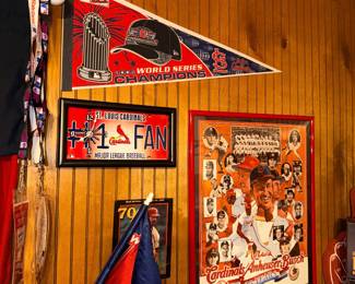 Items Located In The 2nd Bedroom (St Louis Cardinals Baseball & Sports Memorabilia Room)