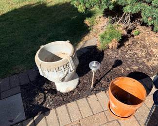 Items Located On The Back Patio