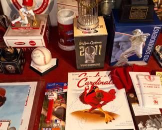 Items Located In The 2nd Bedroom (St Louis Cardinals Baseball & Sports Memorabilia Room)