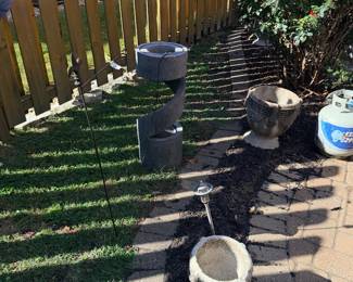 Items Located On The Back Patio