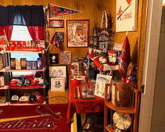 Items Located In The 2nd Bedroom (St Louis Cardinals Baseball & Sports Memorabilia Room)