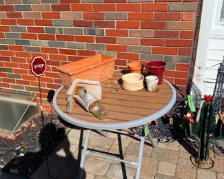 Items Located On The Back Patio