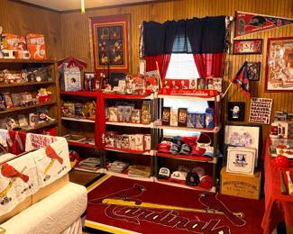 Items Located In The 2nd Bedroom (St Louis Cardinals Baseball & Sports Memorabilia Room)
