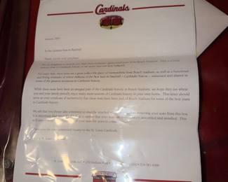 Items Located In The 2nd Bedroom (St Louis Cardinals Baseball & Sports Memorabilia Room)