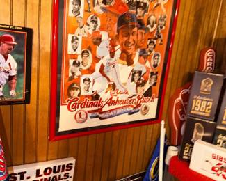 Items Located In The 2nd Bedroom (St Louis Cardinals Baseball & Sports Memorabilia Room)