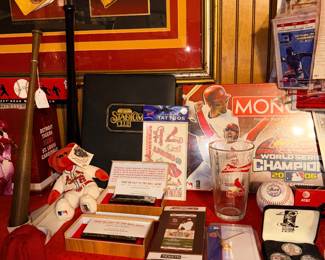 Items Located In The 2nd Bedroom (St Louis Cardinals Baseball & Sports Memorabilia Room)