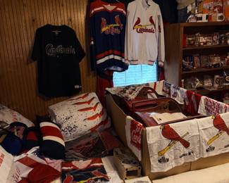 Items Located In The 2nd Bedroom (St Louis Cardinals Baseball & Sports Memorabilia Room)