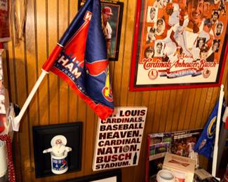 Items Located In The 2nd Bedroom (St Louis Cardinals Baseball & Sports Memorabilia Room)