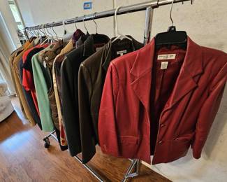 Women's leather jackets in size small