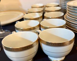 Mikasa Gold Rimmed Palatial Cups