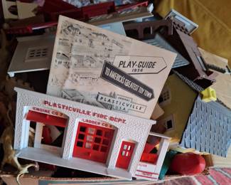 Large assortment of Plasticville