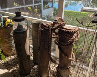 All poles for the nautical deco look forsale