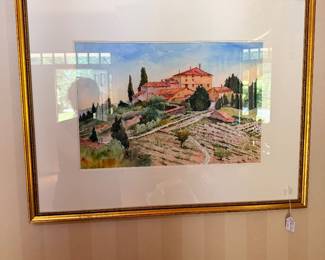 Reeds Landings own - Elenor Cox - original watercolor.